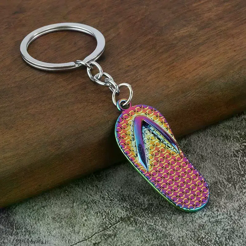 Flip Flops Slipper Key Chain Jewelry Mini Shoe Keychains Personalized Gifts for Friends Fashion Bag Decor