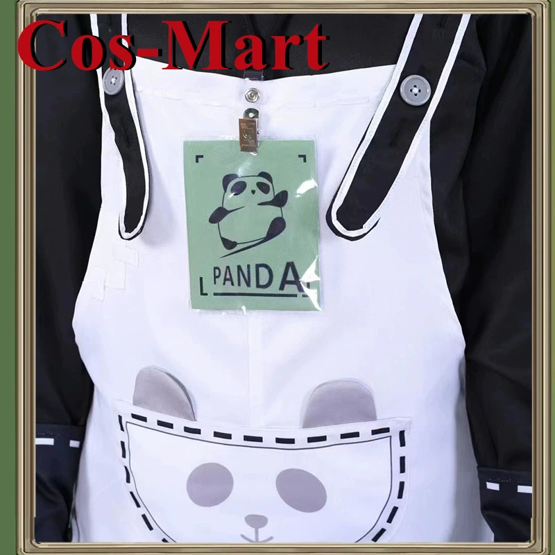 Cos-Mart Game Identity V Survivors Gardener Panda Keeper Cosplay Costume Lassock Rolling Buddy Lovely Role Play Clothing