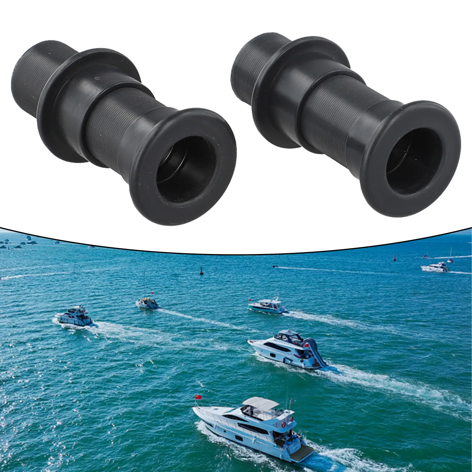Marine Hose Connector Accessory Drainage System Baitwell Connector Enhanced Drainage Efficiency Marine Application
