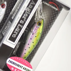 Countbass Minnow Trout Fishing Hard Bait Fishing Plastic Lures, Crappie Fishing Bait Shad 52mm 3.8g