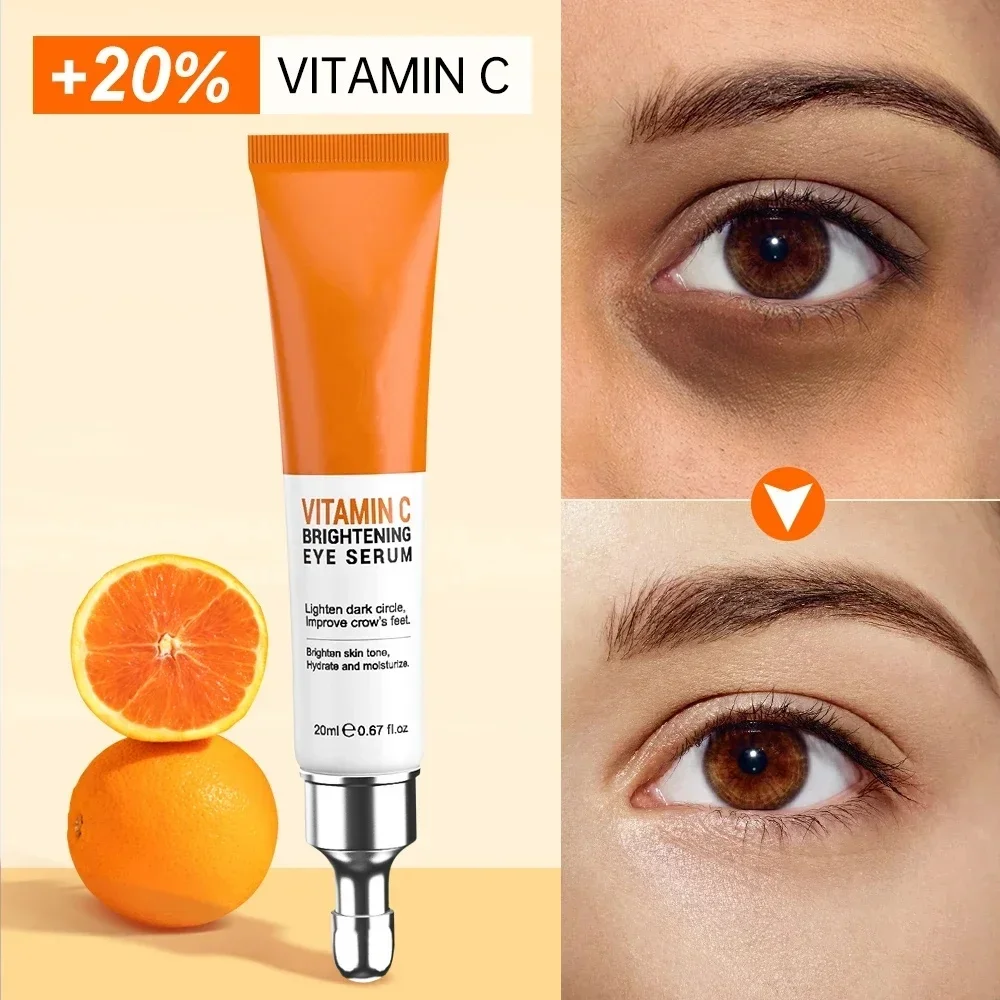 

Eye Cream Anti Dark Circle Reduce Bags Under Eyes VC Brightening Lightening Cream W-rinkle Removal Eyes Firming Skin Care Beauty