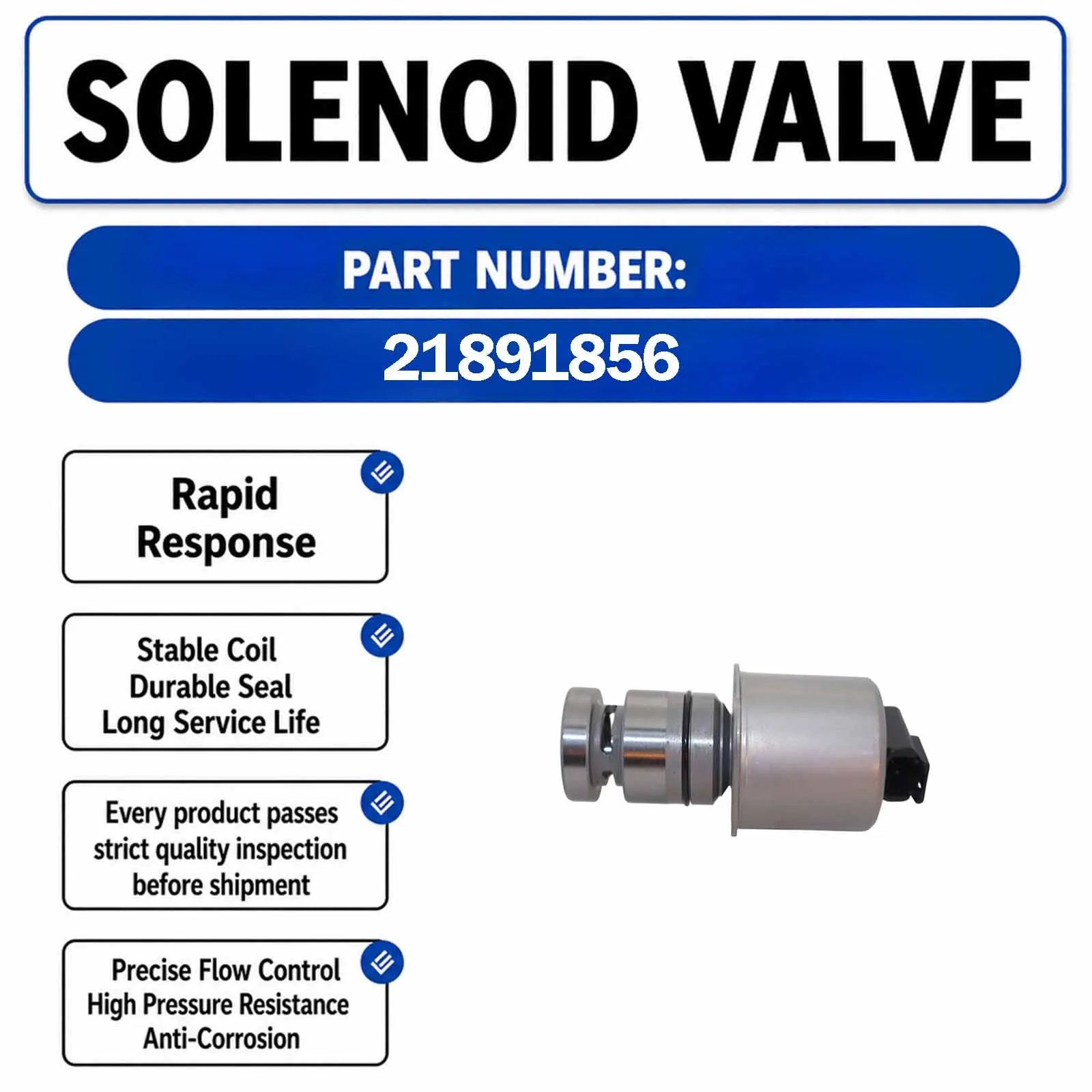 12V Solenoid Valve 23013327 For Volvo FH/FM/FMX/NH 9/10/11/12/13/16 Engine