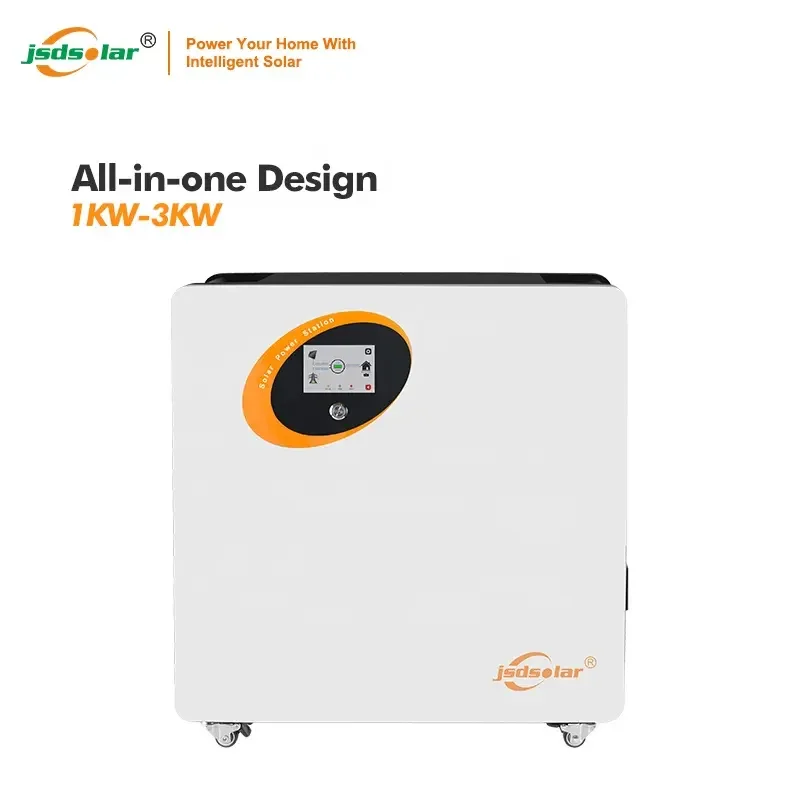 Jsdsolar All in One Solar Power System 1000watt 1500watt 2000watt 3000watt 5000watt Solar Generator Portable Power Station
