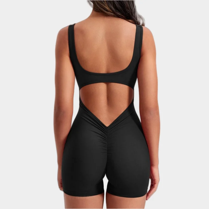 Sexy Seamless Short Sport Jumpsuit Women Sportswear Fitness one Set Legging Yoga Wear Clothing Sport OutfitGym Workout Tracksuit