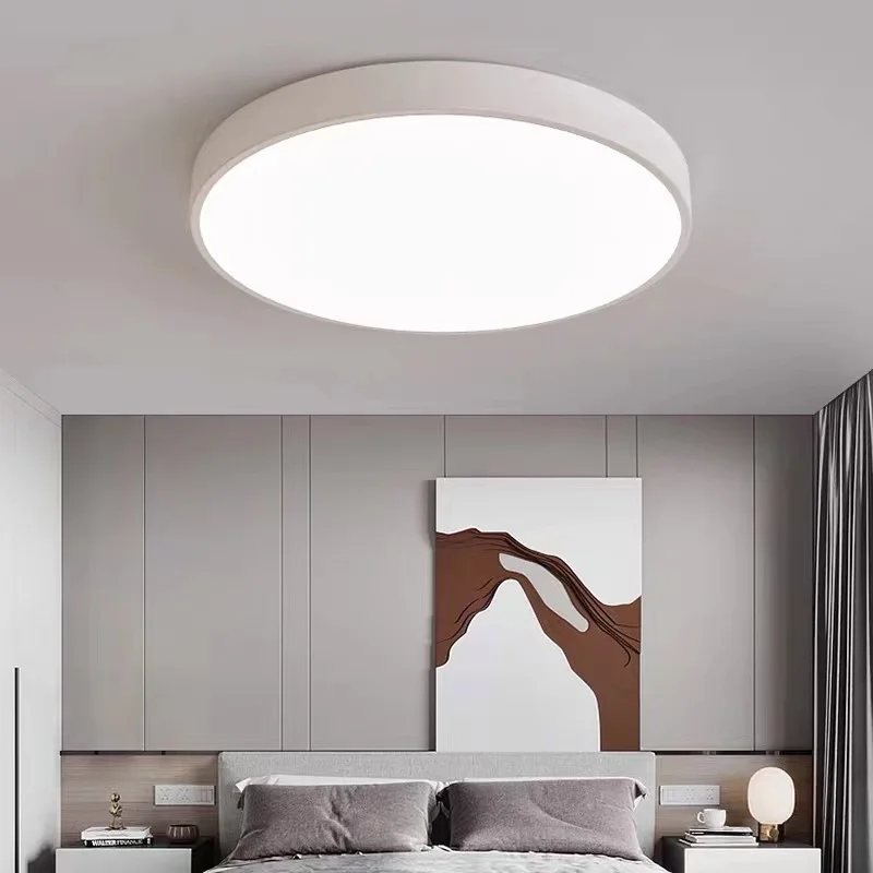 

Nordic household 24w led ceiling lamp living room lamp simple modern LED bedroom atmospheric circular balcony room lamp