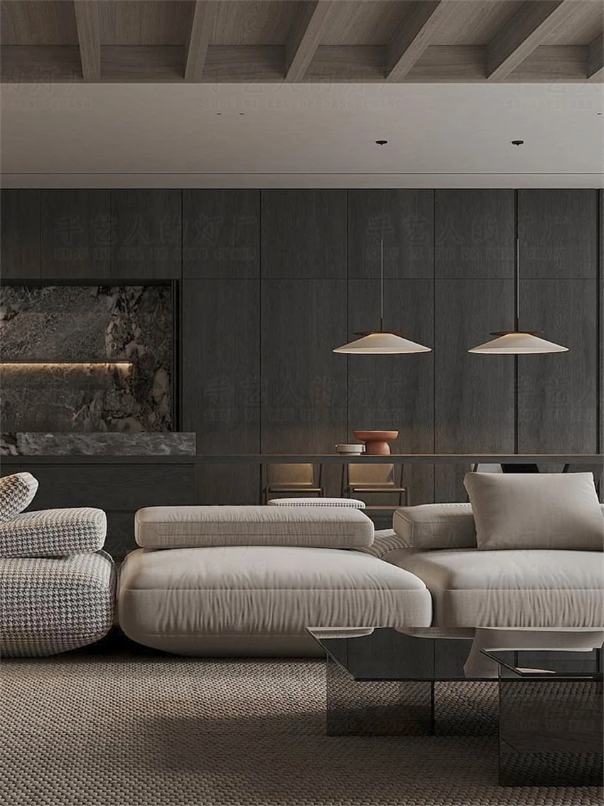 Japonês Wabi-sabi Pano Tampa Pendente Luzes, Restaurante Lâmpada De Tecido, Sala De Estar e Sala de Chá, Iluminação zen, Luzes Penduradas