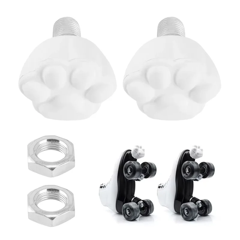 【قطرة السعر! !】سدادات كتلة الفرامل المطاطية استبدال تو توقف المقابس 2 قطعة الزلاجات الدوارة 82A ملحقات التزلج