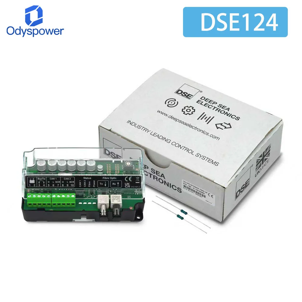 Deep Sea DSE124 CANbus extender has been designed to extend a multi-set comms load share link or engine CANbus.