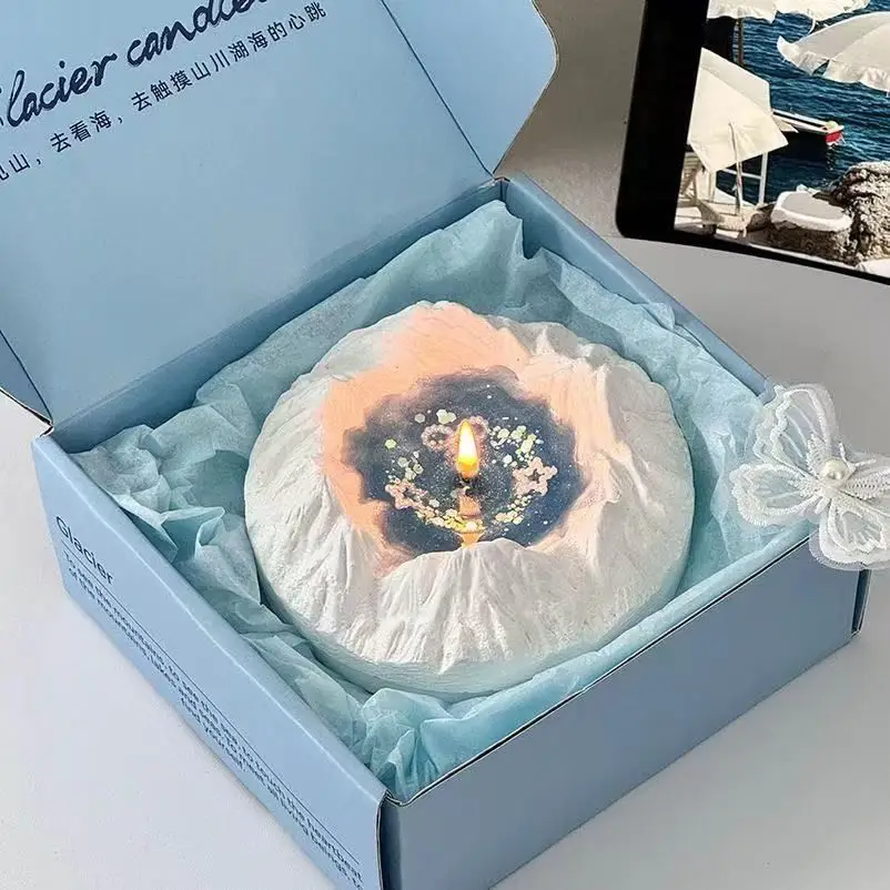 2026 Stylish Valentine Tianshan Glacier Scented Candle Niche High End Gift for Girls Birthday Gift for Her