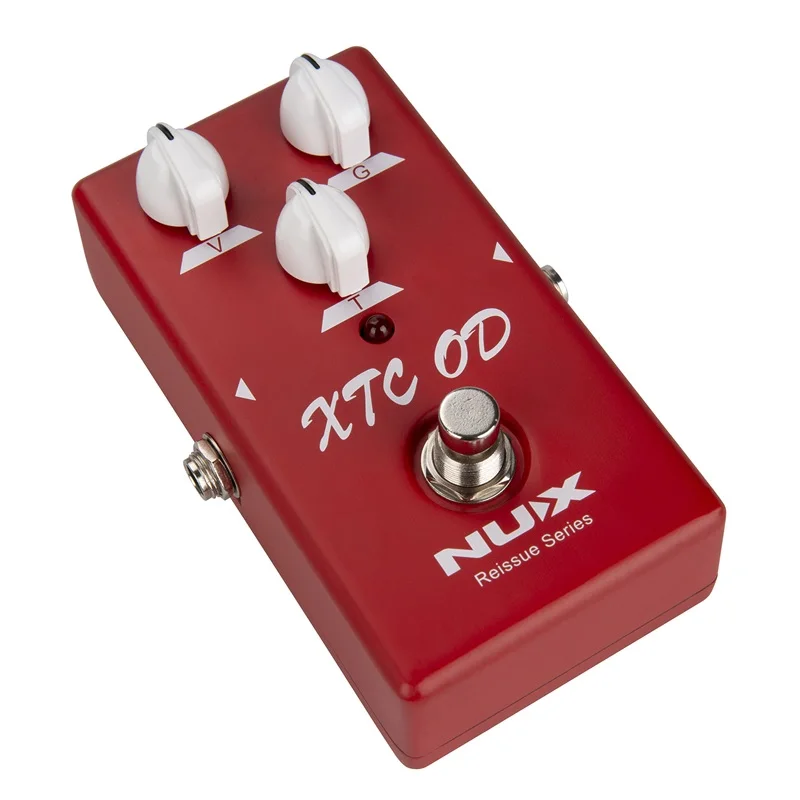 NUX XTC OD Overdrive Pedal - True Bypass, Rich Harmonics for Blues & Classic Rock