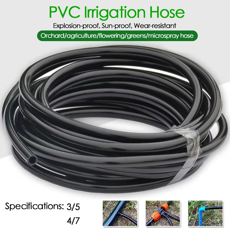 

Professional Plant Drip Pipe 4mm inside Diameter PVC Material Irrigation Pipe For Garden Farm Watering System Supply Line