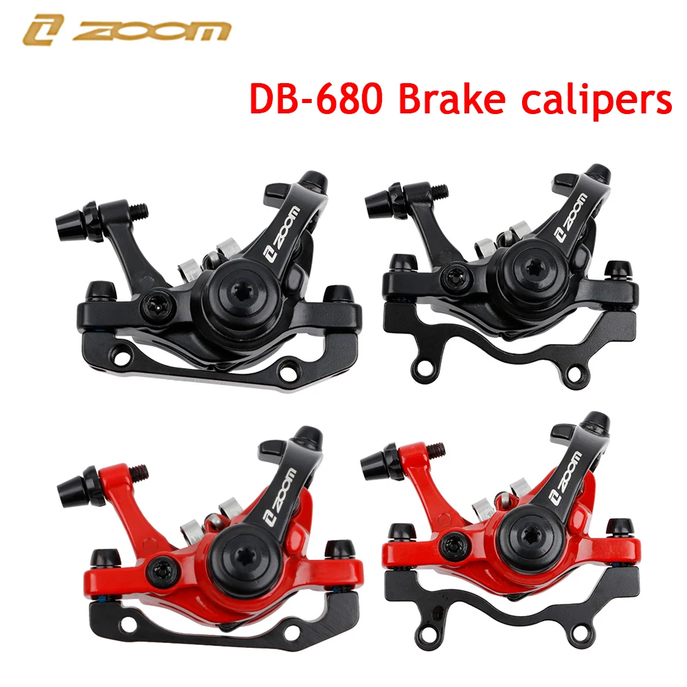 Zoom Db680 Bicycle Brakes Caliper Mtb Bike Mechanical Line Pulling Brakes Disc Rotor 160Mm Mountain Electric Cycling Kit