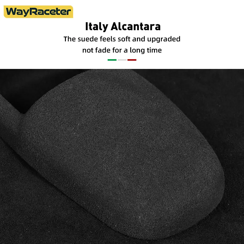 Alcantara Wrap ABS LHD & RHD Car Gear Shift Knob Cover For Dodge Charger 2015 2016 2017 2018 2019 2020 2021 2022 2023 2024