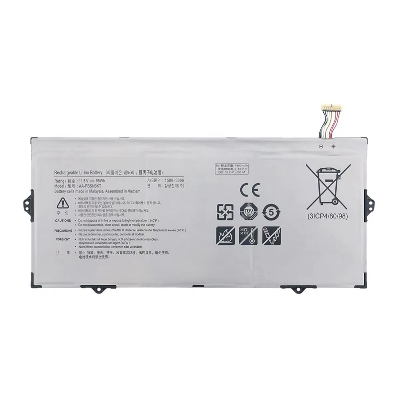 

AA-PBSN3KT Laptop Battery for Samsung Notebook 7 730MBE NP930MBE NT930MBE NP730XBE NP730XBV 750XBE 11.5V 55Wh/4800mAh