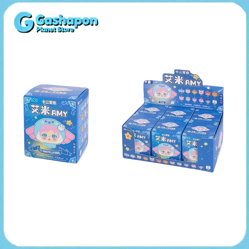 

Эми Мини 12, знаки зодиака, серия слепых коробок, коллекционные фигурки для украшения рабочего стола, загадочный подарок для подростков, взрослых, коллекционеров