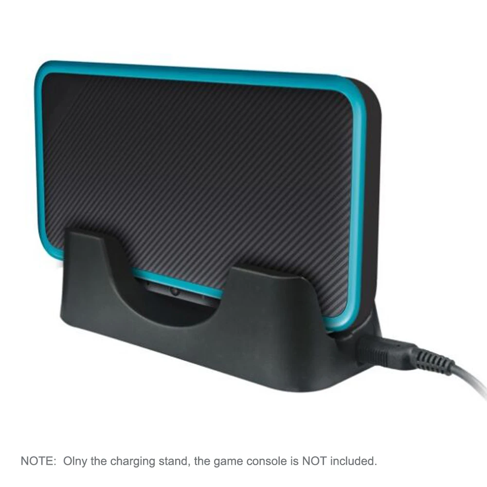 High Efficient ABS Plastic USB Charging Stand Dock Station with Cable for Nintendo NEW 2DS LL XL Game Console Accessories