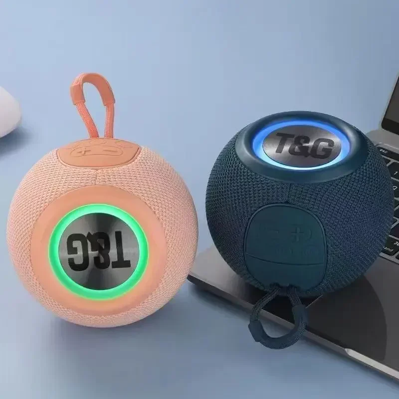 Tragbarer drahtloser Bluetooth-Lautsprecher mit Rhythmus lichtern Tws-Lautsprecher Außen lautsprecher Bluetooth-Musik-Player-Unterstützung aux fm tf