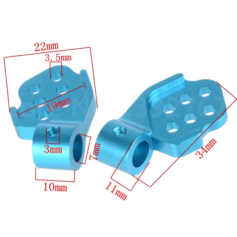 HSP 862003 (62018) upgrade Deel Aluminium Rear Body Bericht Mount Voor 1/8 Schaal Modellen Nitro Off Road Monster Truck 94762 Baja RC Auto