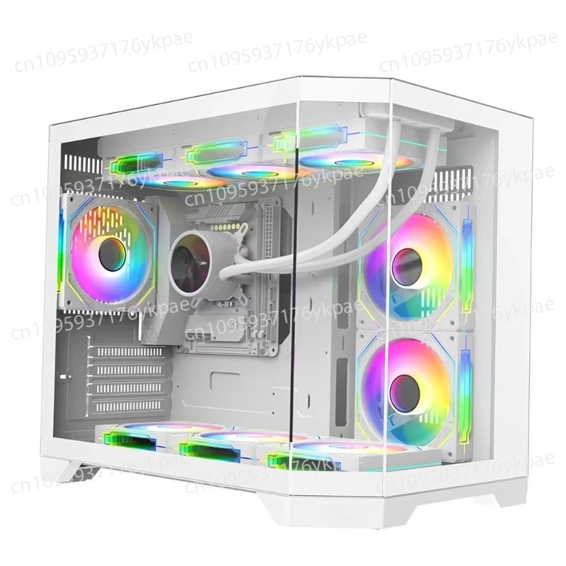 Micro ATX Computer Case Game Desktop Tempered Glass Computer Case