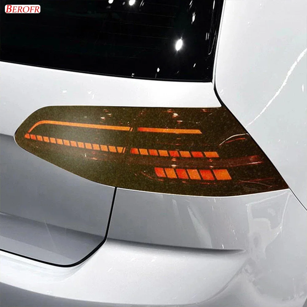 For Volkswagen VW Golf 7 MK7 2012-2019 Accessories Car Headlight Tint Black Protective Film Taillight Transparent TPU Sticker view 4