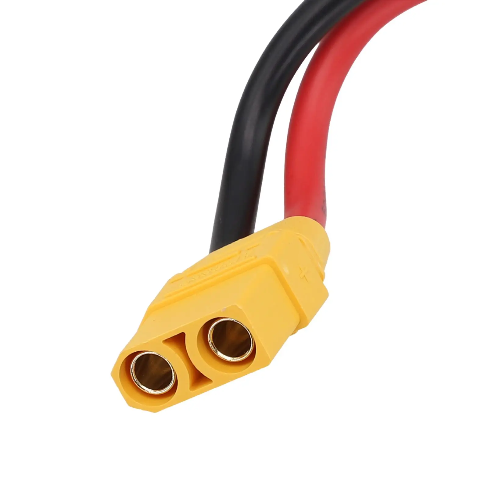 10AWG 50A 600V For XT90 Adapter Cable 30cm Length with Tinned Copper Core for Stable DC Power Delivery in Field Applications