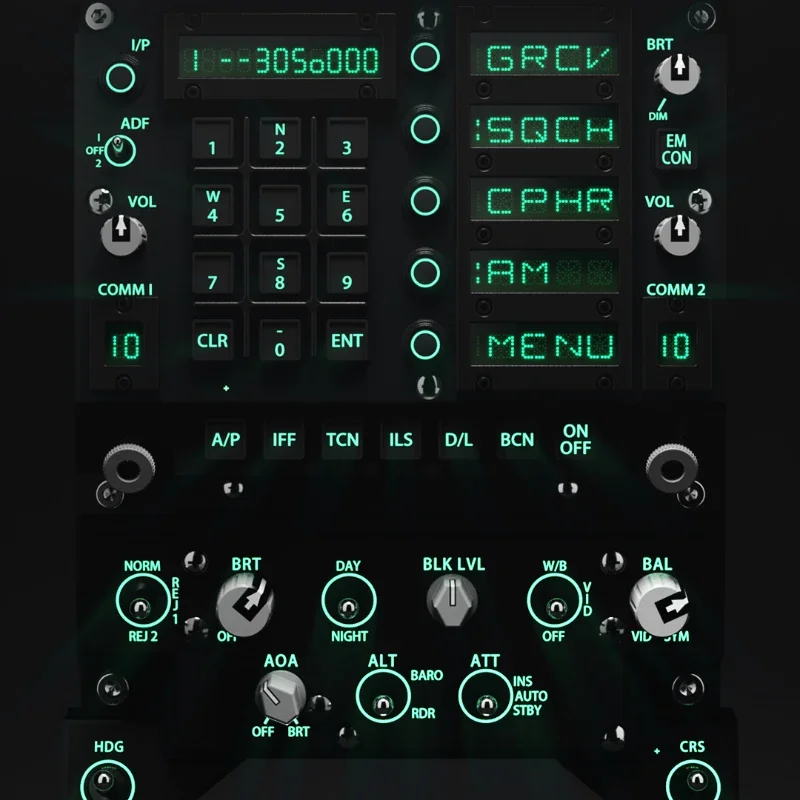 F18 Panel Switch Analog Cockpit Dashboard F16