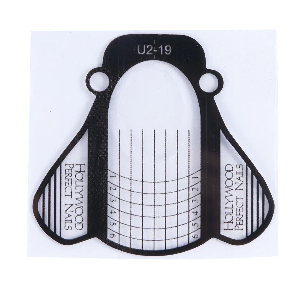 500 pezzi forme per unghie per stampo estensione unghie acrilico UVGel manicure design francese top stencil adesivo da costruzione rotolo nail art