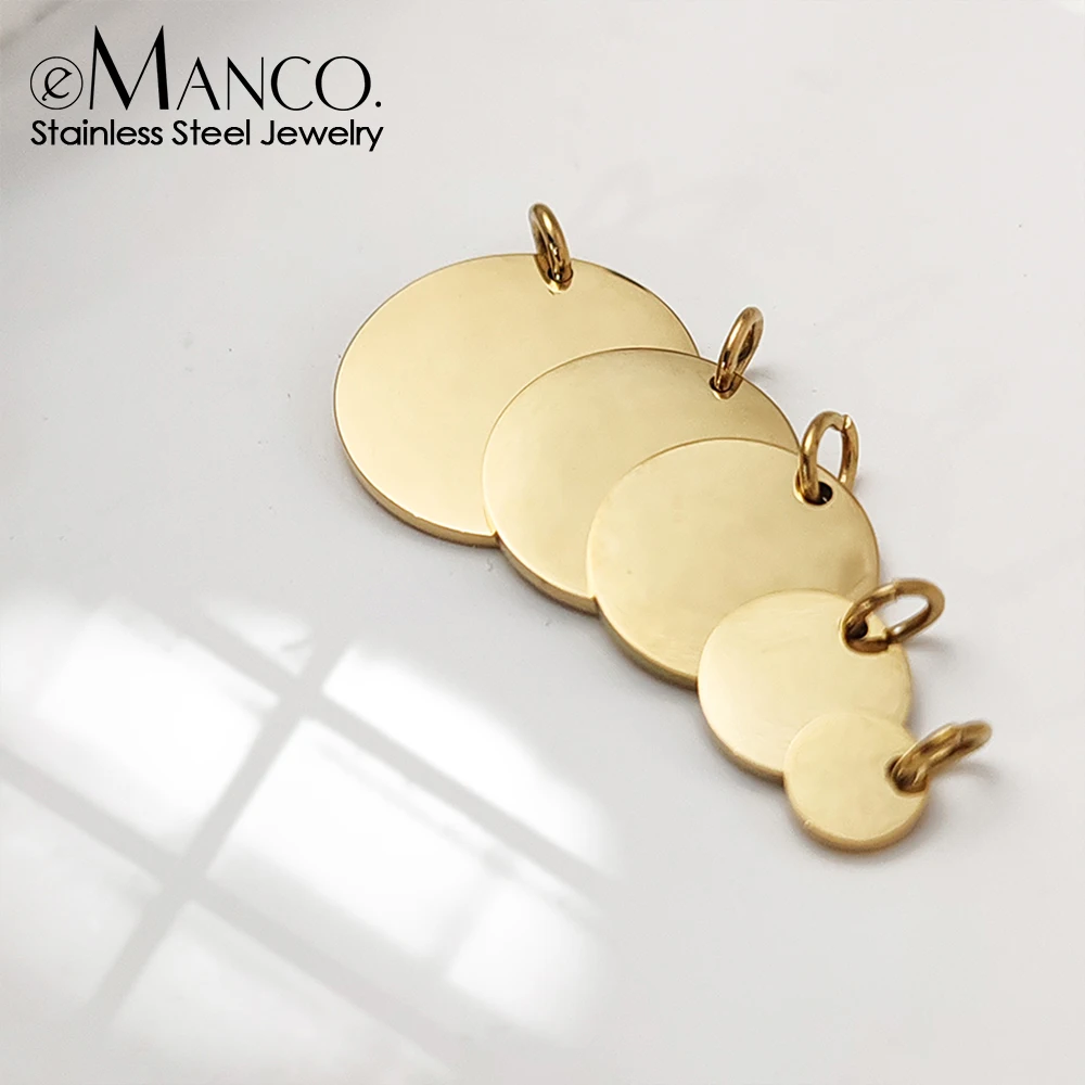 

eManco Минималистичный геометрический круглый кулон для самостоятельного изготовления браслетов и ожерелий