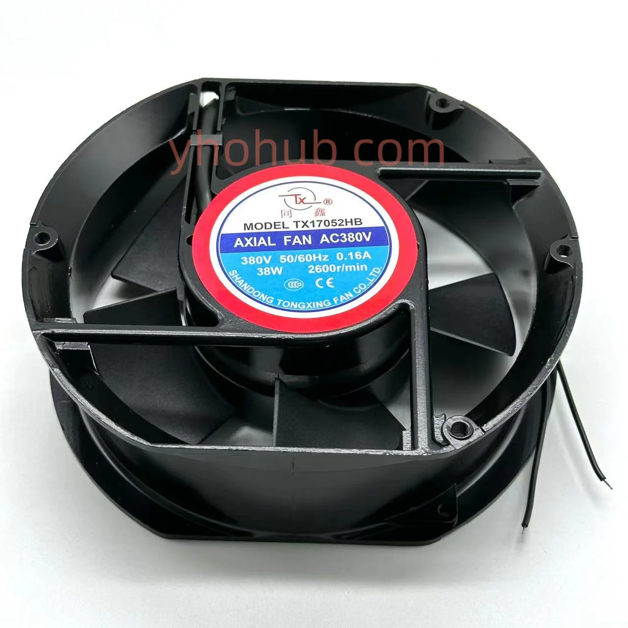 

TX TX17052HB AC 380V 0.16A 172x150x51mm 2-Wire Server Cooling Fan