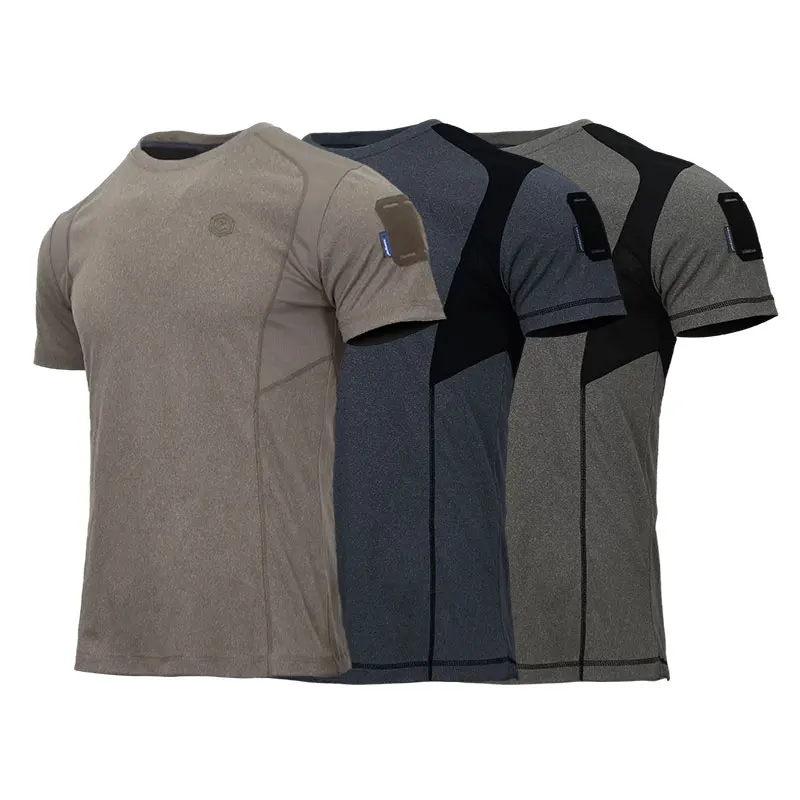 Emersongear Blue Label Tactical Shark Fin Funktionelles Sport-T-Shirt Kurzarm-Shirt Oberteil Feuchtigkeitsableitend Schnelltrocknend Leicht für Outdoor-Aktivitäten – Detail 12