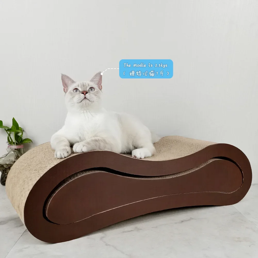 Vendas quentes 2 em 1 gato scratcher gato árvore placa lounge cama sofá durável papelão gato móveis e scratchers