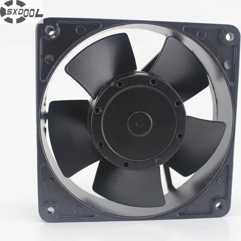 

SXDOOL Cooling Fan 220V UHS4556M 20/18W 12038 12CM High Temperature all-metal Cooler