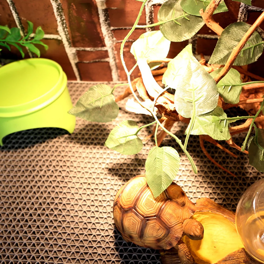 

1Set 3-in-1 Reptile Carpet Pet Bedding Substrate Liner Waterproof Wear-Resist Reusable Terrarium Mat for Lizard Turtle Snake