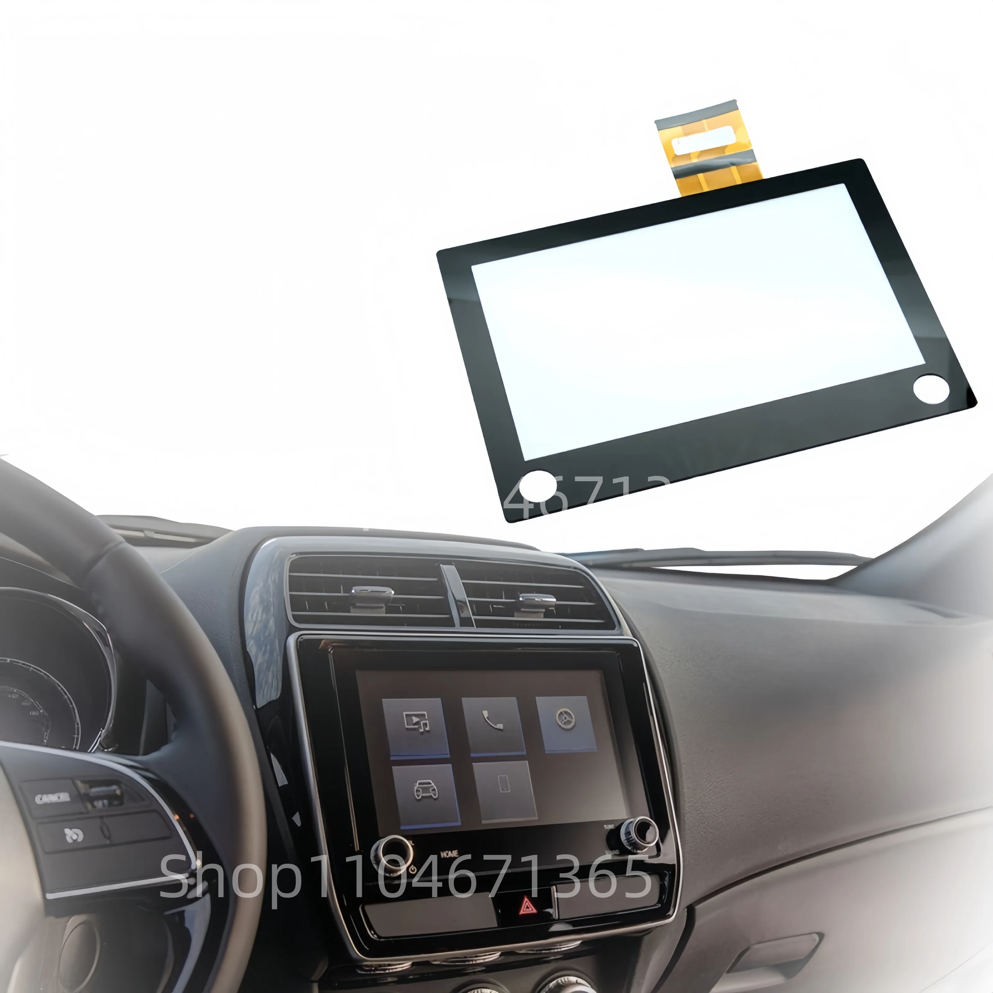 شاشة تعمل باللمس لـ 8740A040 forMITSUBISHI Outlander 2020- 2022 راديو السيارة مشغل ديفيدي عرض الملاحة GPS