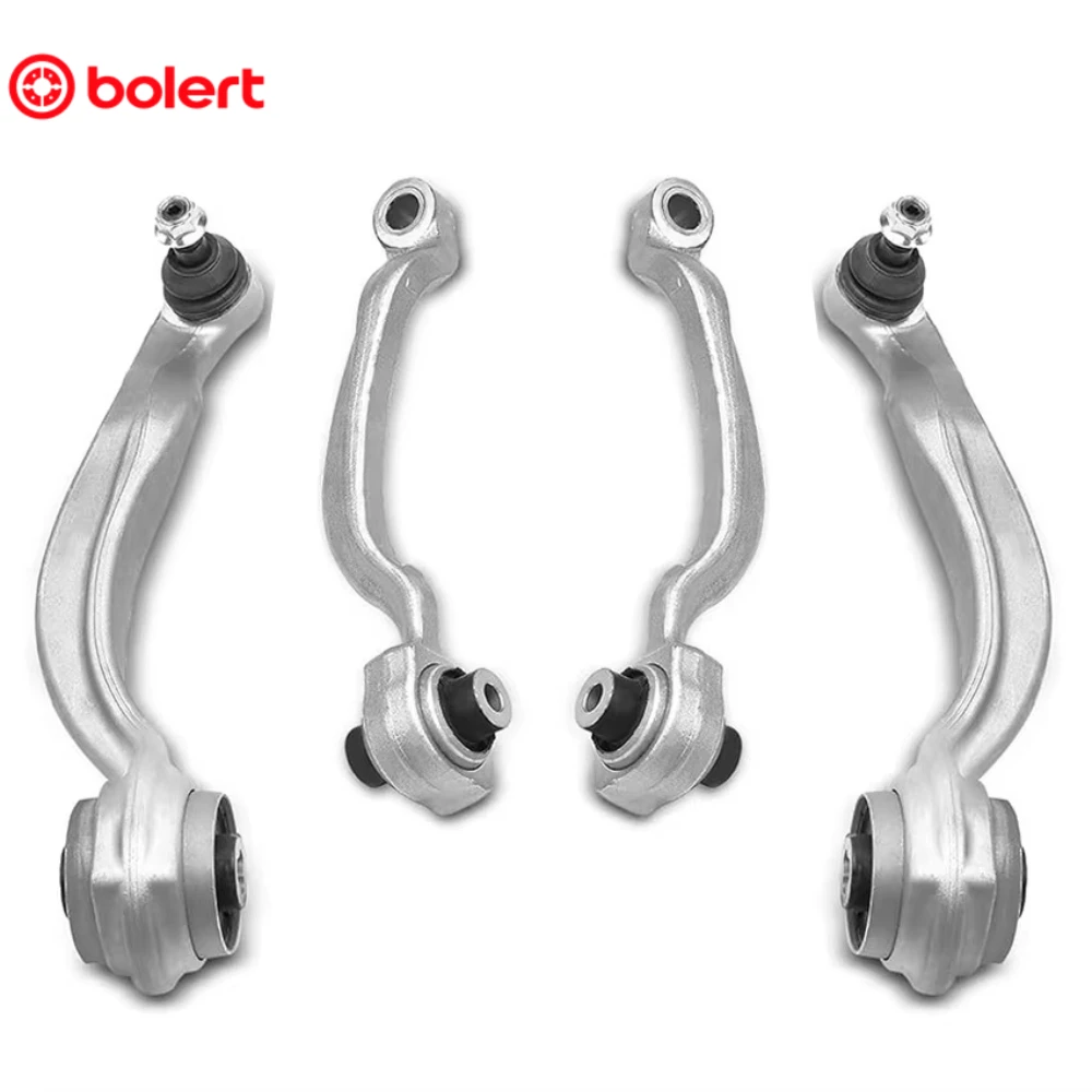 4Pcs Front Axle Lower Suspension Control Arm Kit for Mercedes Benz W212 2WD 2123302711 2123302911 2123201189