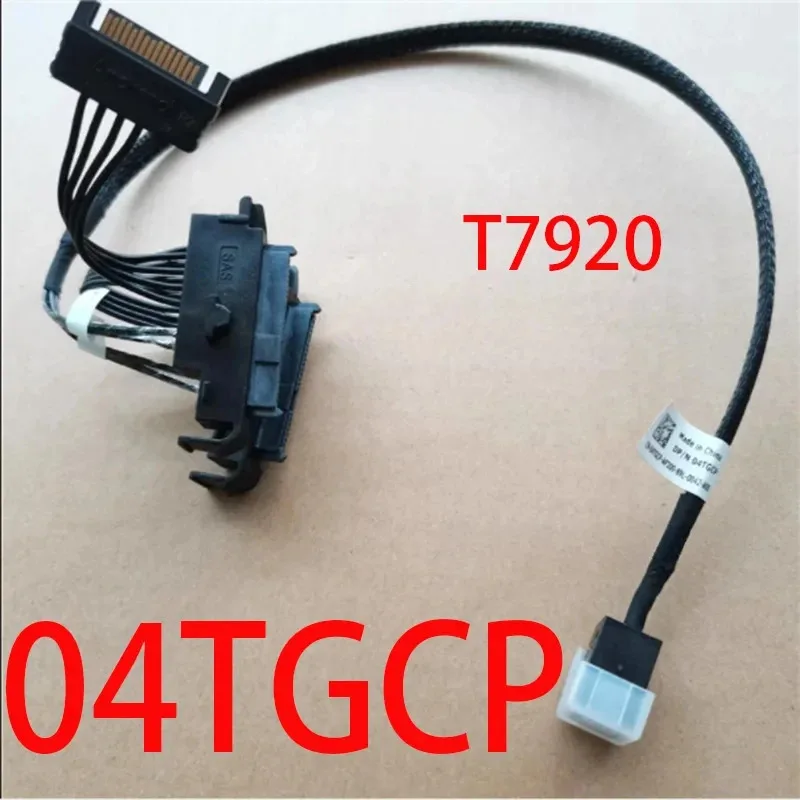 

New Original For Dell T7920 T3240 Workstation Power Supply Cable 04TGCP 4TGCP Drive A Extension SFF8643 To Dual SAS Hard Disk