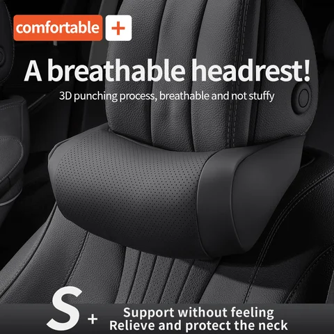 Car Headrest Neck Support Seat Soft Neck Pillow For Volkswagen VW Magotan Arteon Golf GTI Beetle CC Tiguan Bora Santana