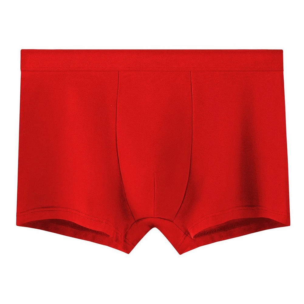Breathable Underwear Large Size Boxer Briefs Daily Wear Sleepwear Light Gray Medium Waist Style Polyester Fabric
