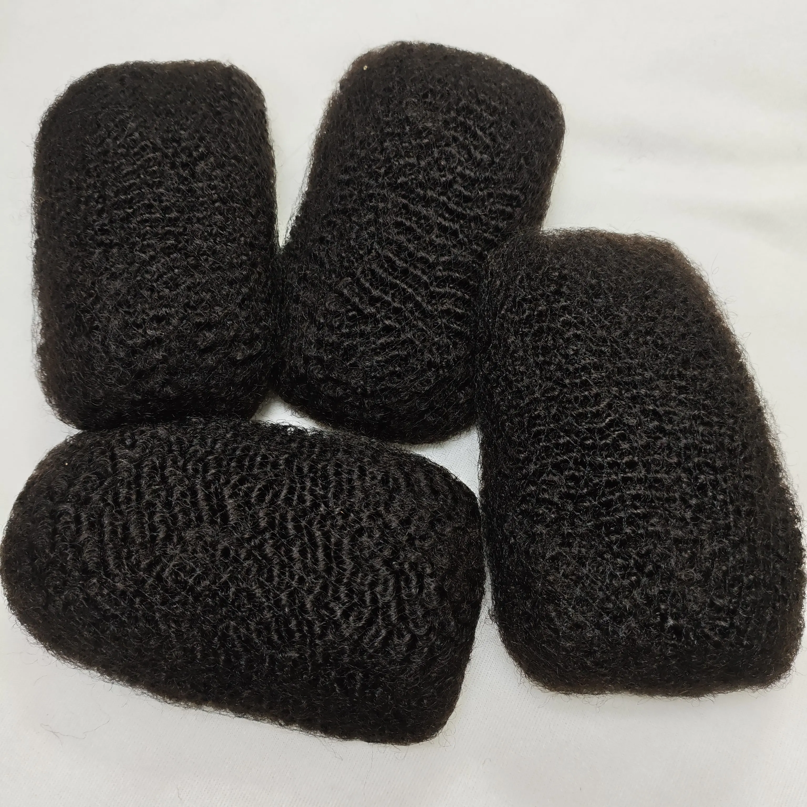 10-18” 4C Afro Kinky Curly Bulk Human Hair Extensions for Twist Braids 30g/pack Soft Hair Bundles No Weft for Locs Braiding Hair