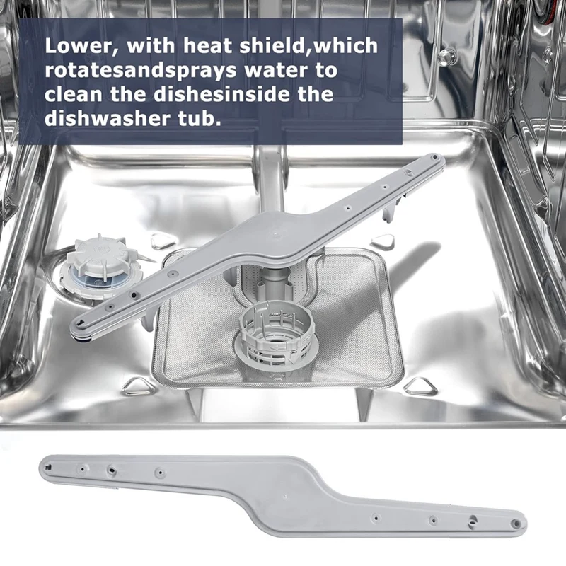 Bras de pulvérisation inférieur pour lave-vaisselle, pièces pour Carrier Frigidaire 154568002, 154568001, AP3958746, EA1524955, 5304517203, 1196170
