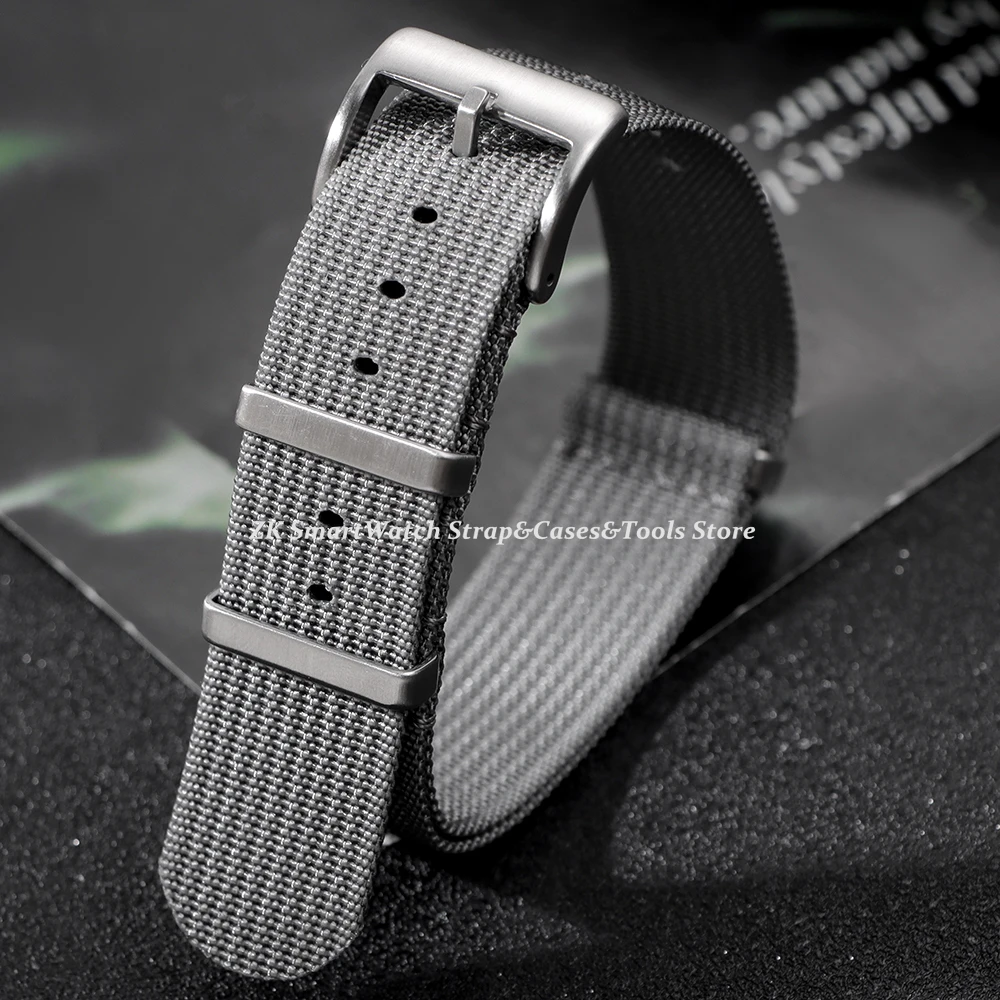 New Ribbed Nylon Watchband Nylon Watch Strap 18mm 20mm 22mm for Omega Watchband Accessories for Military Watch Band Bracelets