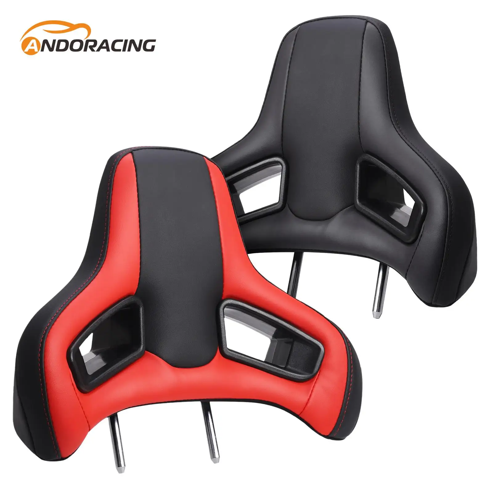 

1PC New Racing Sport Seat Headrest for Universal Car PVC Leather Sport Seat Headrest with Plug & Play System Neck Pillow Cushion