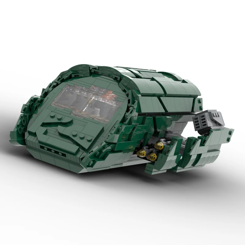 

1259PCS MOC Medieval Castle Stargate Atlantis Puddle Jumper Model Creative Building Blocks Assembly Building Blocks Gift Home