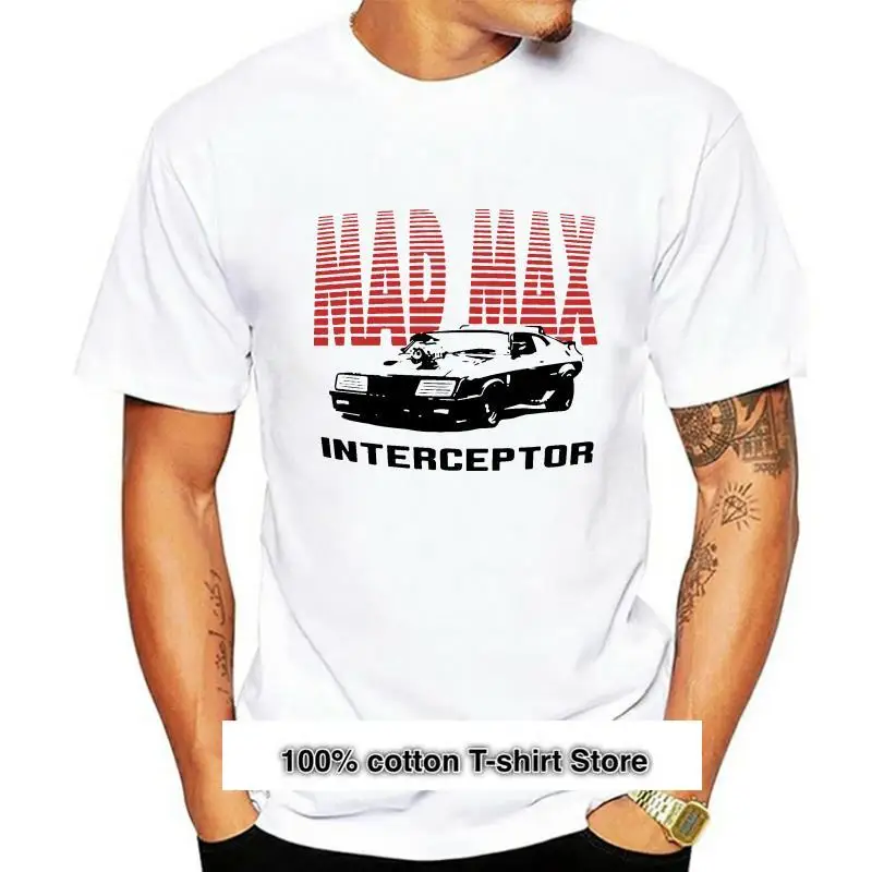 Camiseta de Mad Max Mfp Interceptor Retro Movie V8 Car Pursuit, estilo veraniego, S-5XL talla grande, nuevo diseño