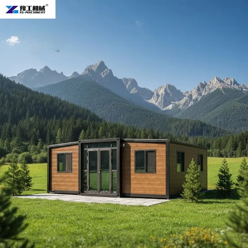 Expandable Mobile Prefabricated Container Modular House Steel Frame Structure Folding House