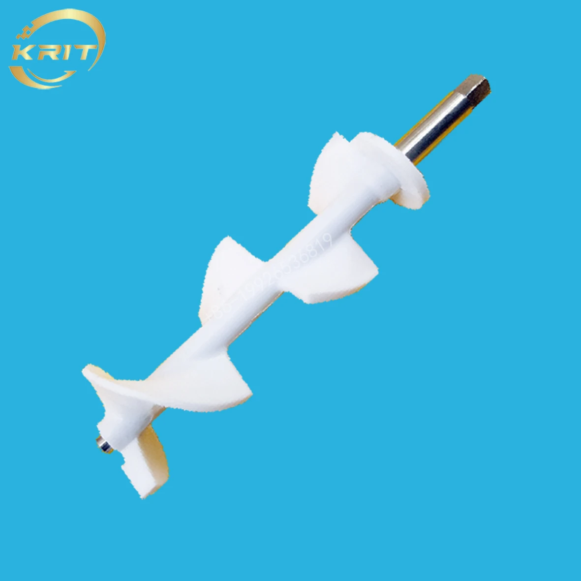 Krit Factory Supply 1 Piece White Beater Rod 335mm BQL Soft Serve Ice Cream Machine Stiring Shaft Blender Replacement Brand New