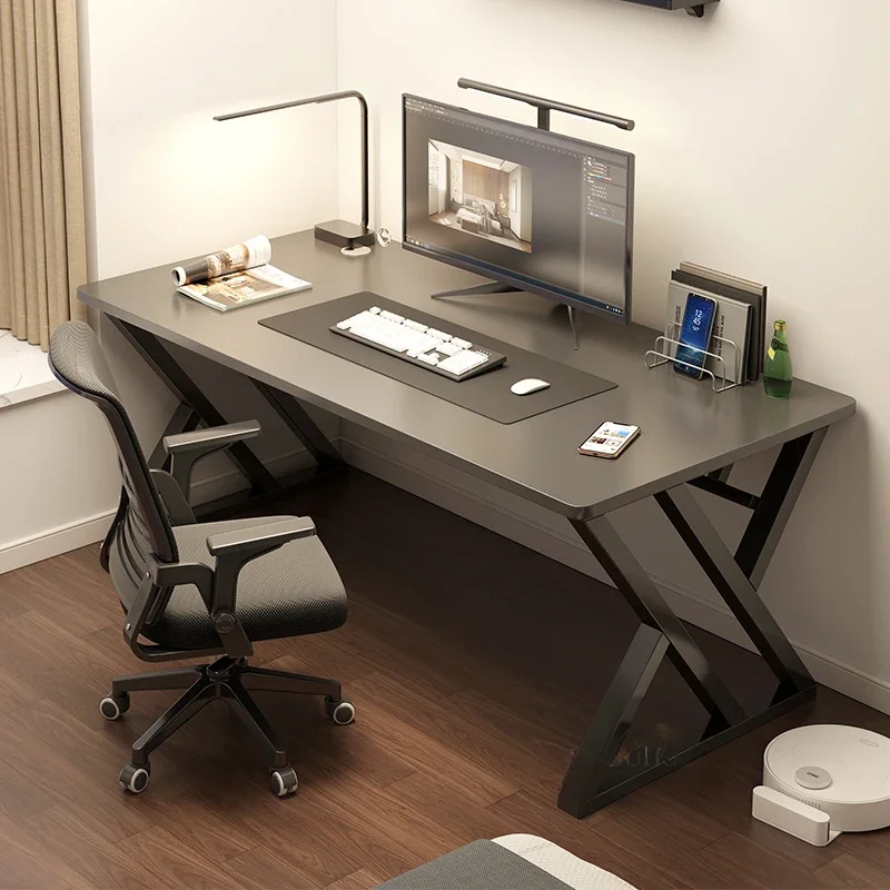 Modern Office Desktop Computer Desk Multifunctional Live Gaming Desk Bedroom Study Office Furniture Iron Computer Desk