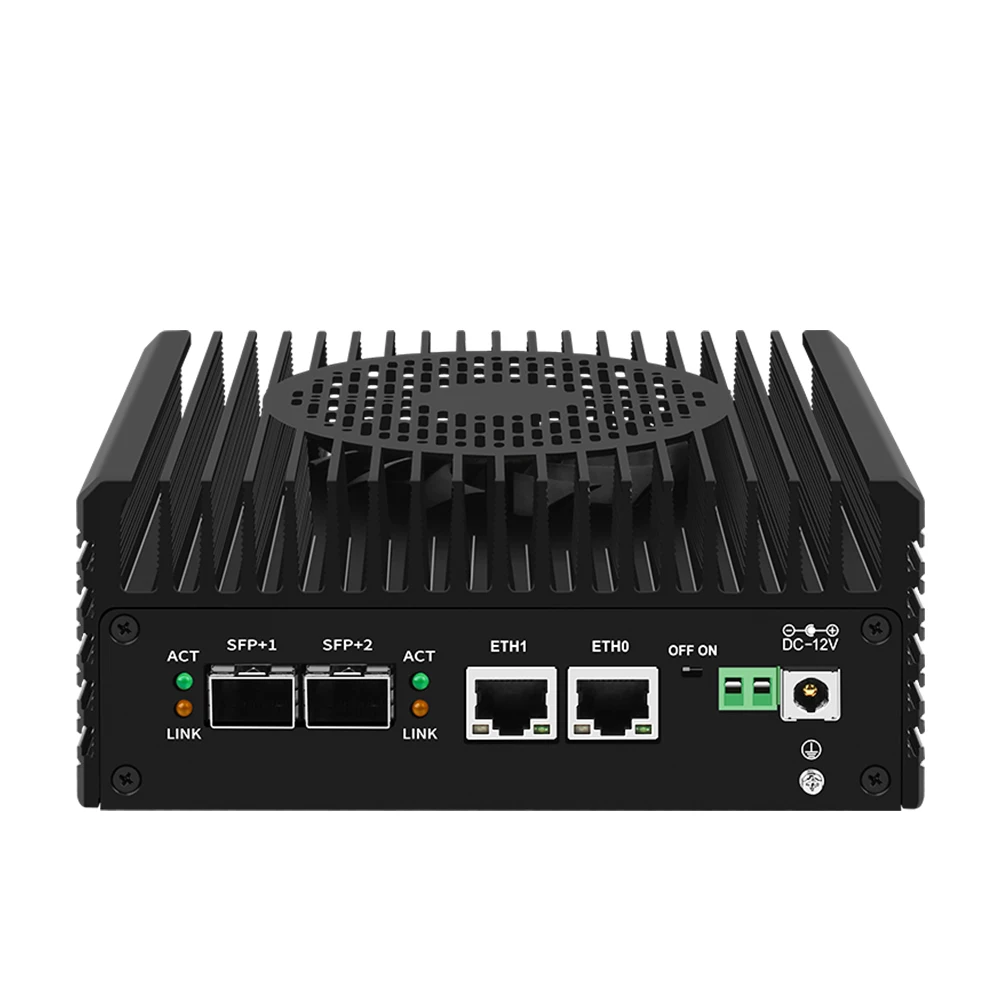 OPNsense Firewall Appliance 10gbe Mini PC with SFP+ N100/N305 2x4k 60Hz Pfsense Firewall Appliance Mini Computer Router Dual Nic