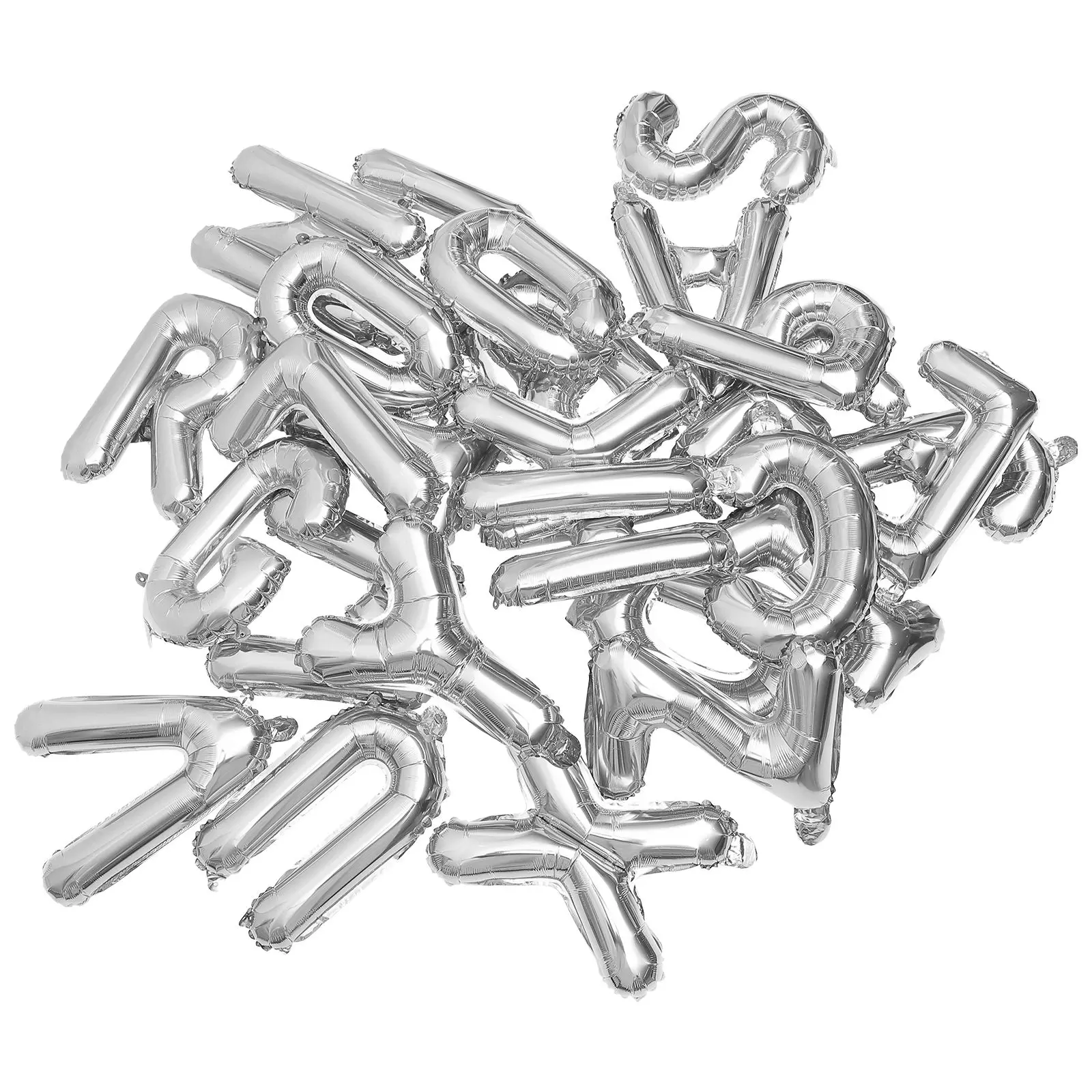 

26 Pcs Aluminum Film Balloons 16 Inch Letter Foil Decorative Party Supplies Wedding Birthday Bridal Shower Christmas Reusable