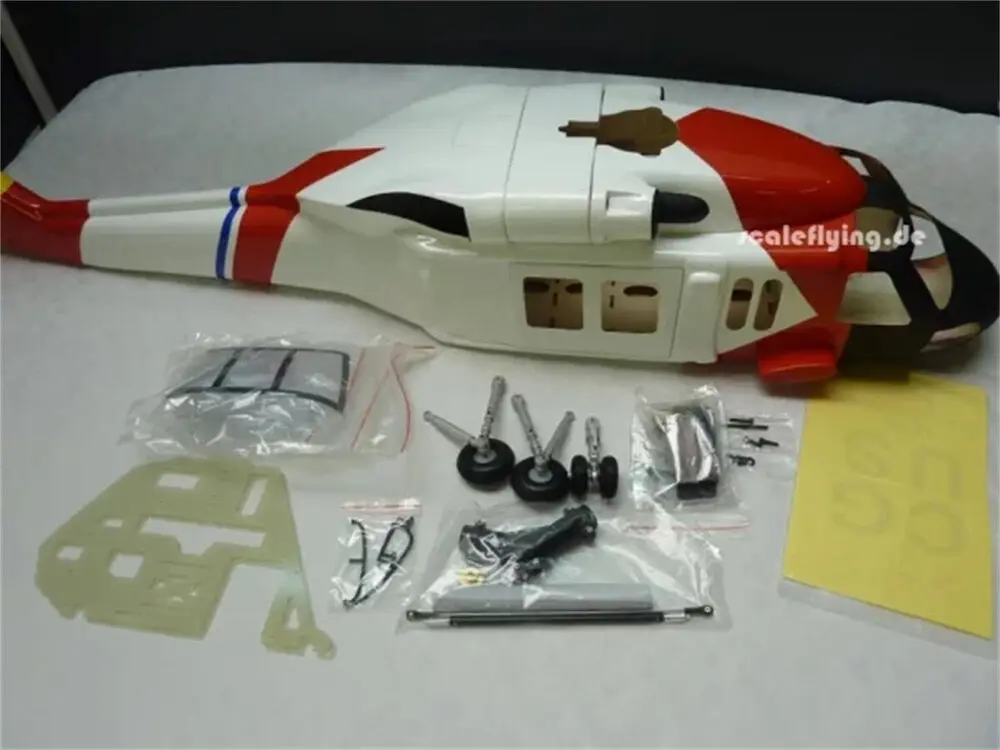 500 Size HH-60 Coast Guard RC Helicopter Scale Fuselage JAYHAWK